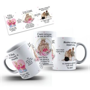 arte caneca se houver amanha filha png arte para canecas