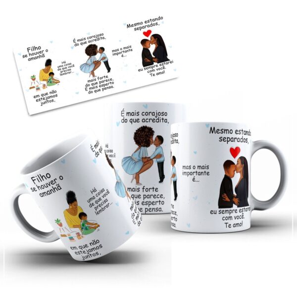 Arte Caneca se Houver Amanha Filho - Png