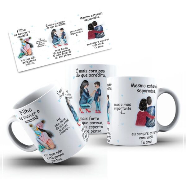 Arte Caneca se Houver Amanha Filho - Png - Imagem 2