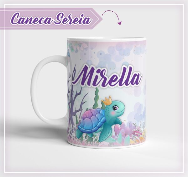Arte Caneca Sereia Cute - Arquivo Digital