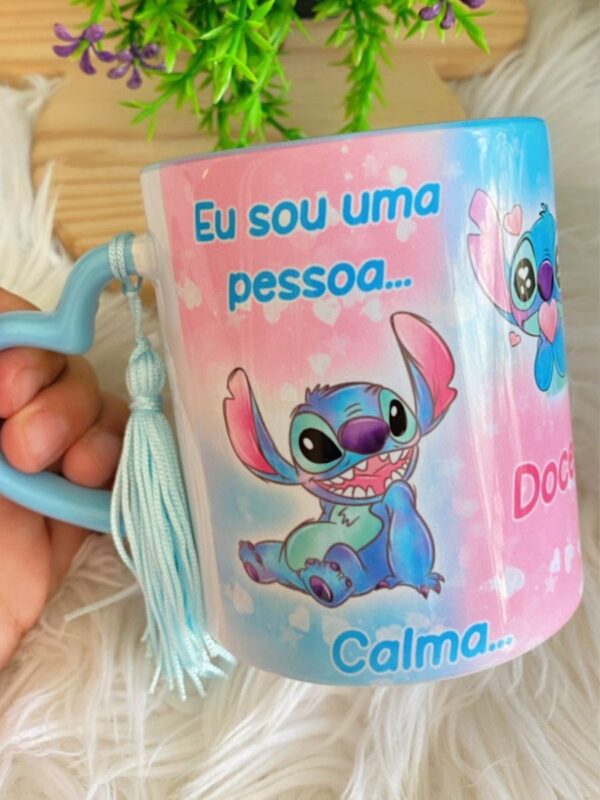Arte Caneca Stitch Vocês Que Me Estressam