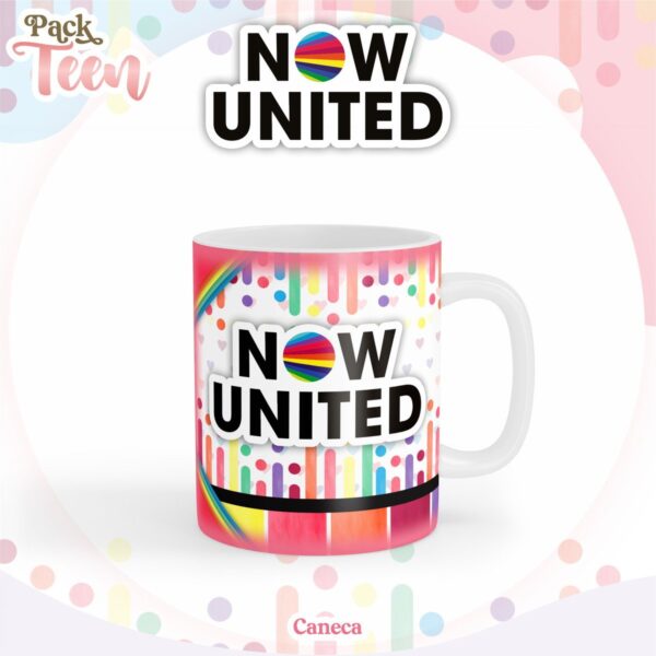 Arte Caneca Teen Now United - Arquivo Digital