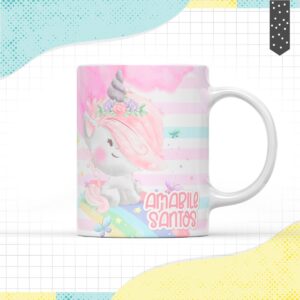 arte caneca unicornio arquivo digital arte digital