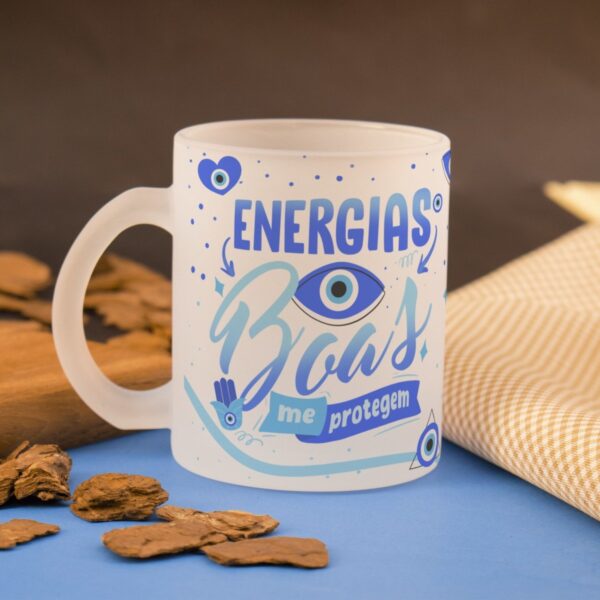 Arte Canecas Boas Energias - Png