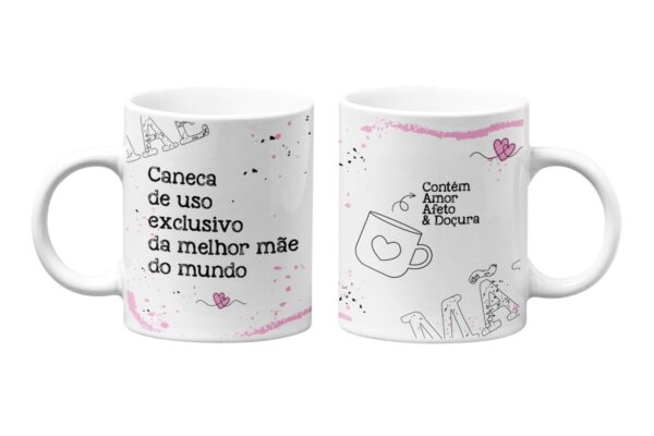 Arte Canecas Mães Png - Arquivo Digital - Imagem 2