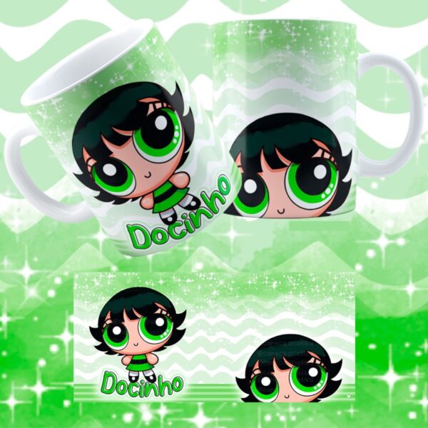 Arte Canecas Super Poderosas - Arquivo Digital - Imagem 4