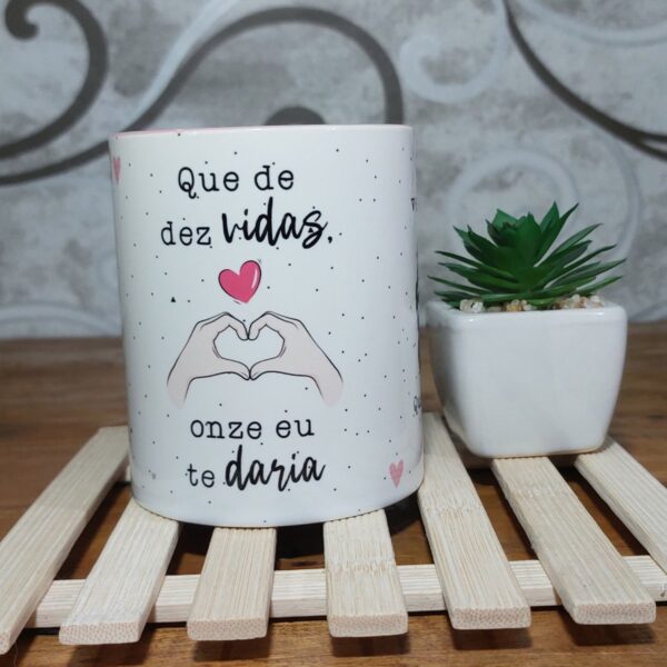 Arte Digital Caneca 11 Vidas Declaração para Mãe - Png - Imagem 3