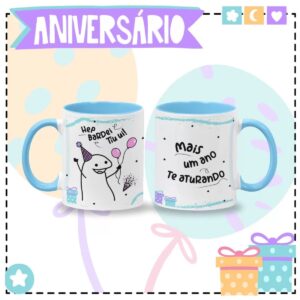 arte digital caneca aniversario roxa png papel e scrapbook