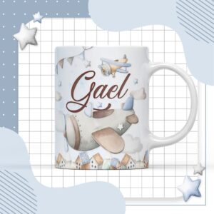 arte digital caneca aviao vintage arquivo digital arte digital