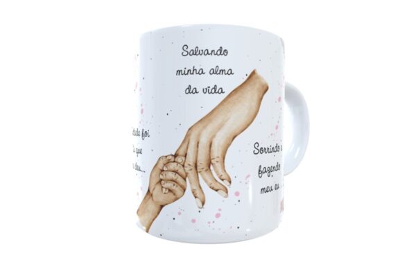 Arte Digital Caneca de Todo Amor Mãe - Png e Corel