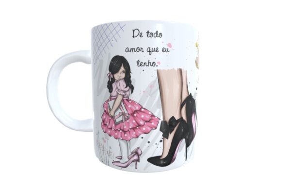 Arte Digital Caneca de Todo Amor Mãe - Png e Corel - Imagem 2