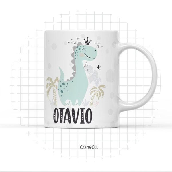 Arte Digital Caneca Dino Menino - Arquivo Digital