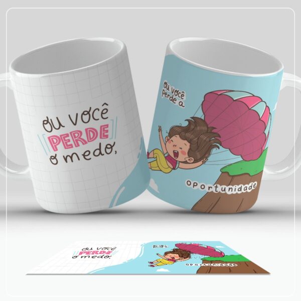 Arte Digital Caneca Frases Ilustradas- Png - Imagem 2