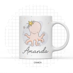 arte digital caneca fundo do mar menina arquivo digital caneca fundo do mar menina