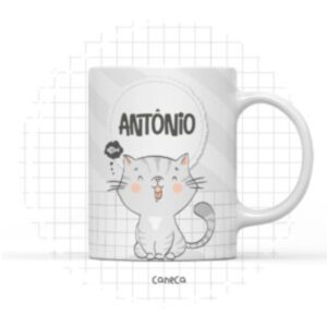 Arte Digital Caneca Gatinho - Arquivo Digital