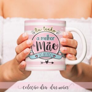 arte digital caneca mae modelo 10 arquivo digital mae