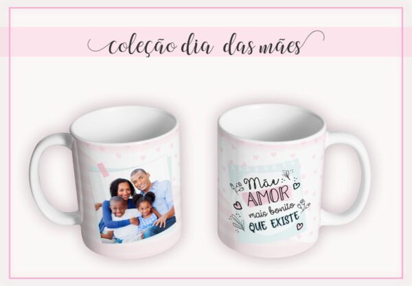 Arte Digital Caneca Mãe - Modelo 11 - Arquivo Digital
