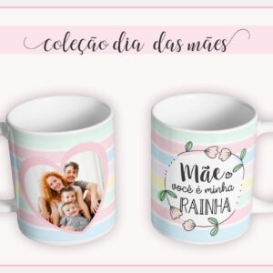 arte digital caneca mae modelo 13 arquivo digital design