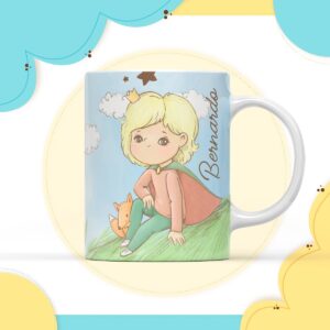 arte digital caneca o pequeno principe arquivo digital personalizacao