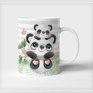 arte digital caneca pandinha arquivo digital arte para sublimacao