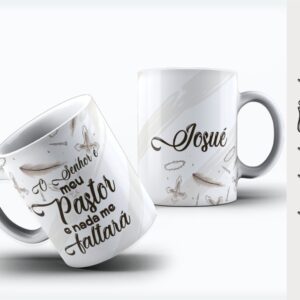 arte digital caneca pastor 01 arquivo digital kit digital 1