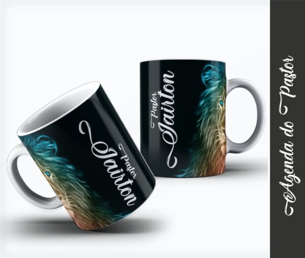 Arte Digital Caneca Pastor 03 - Arquivo Digital