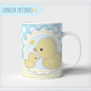 arte digital caneca patinho arquivo digital arte para canecas