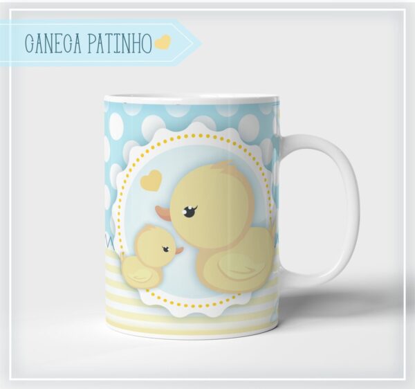 Arte Digital Caneca Patinho - Arquivo Digital
