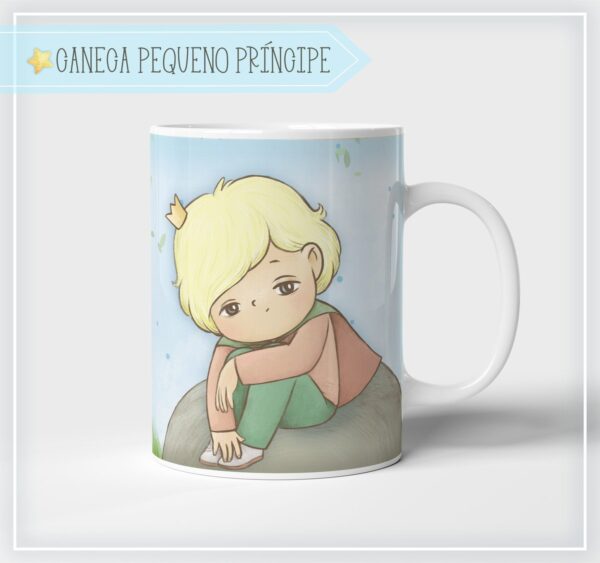 Arte Digital Caneca Pequeno Príncipe - Arquivo Digital