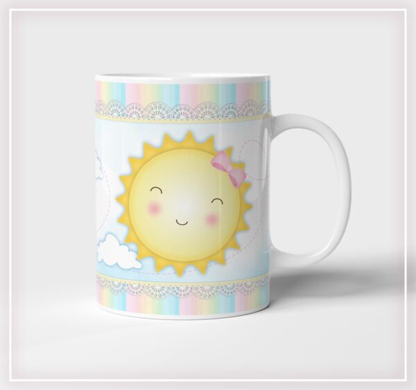 Arte Digital Caneca Raio de Sol - Arquivo Digital