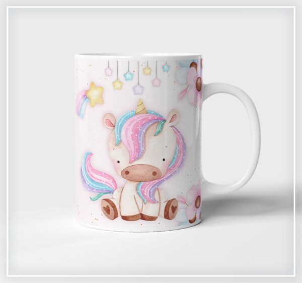 Arte Digital Caneca Unicórnio Neutro - Arquivo Digital