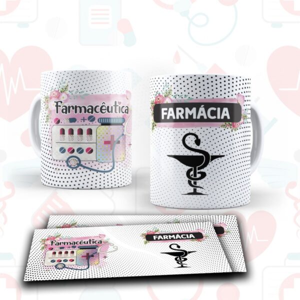 Arte Digital Canecas Farmácia - Png e Corel - Imagem 4