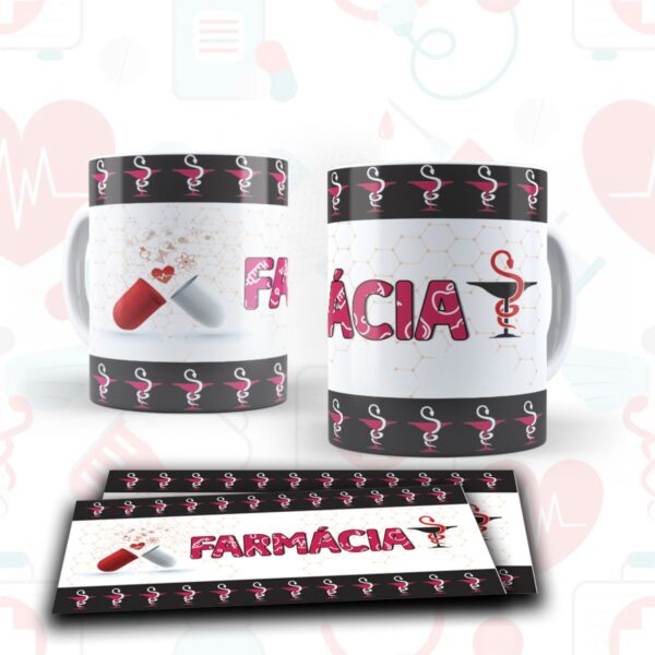 Arte Digital Canecas Farmácia - Png e Corel - Imagem 5