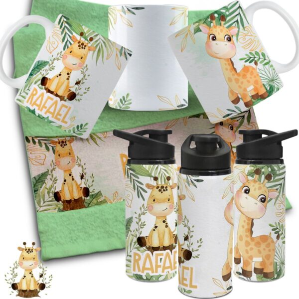 Arte Digital Personagens para Caneca, Toalhinha e Garrafinha