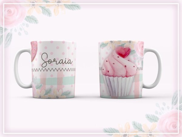 Arte para Caneca Confeiteira - Arquivo Digital
