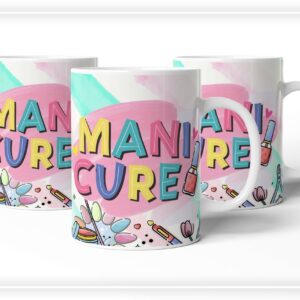 arte para caneca manicure arquivo digital scrapbook 1