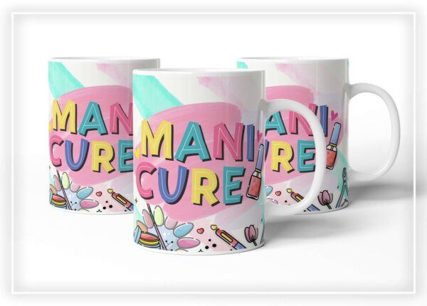 Arte para Caneca Manicure - Arquivo Digital