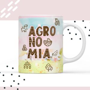 arte para caneca xicara agronomia arquivo digital arte digital