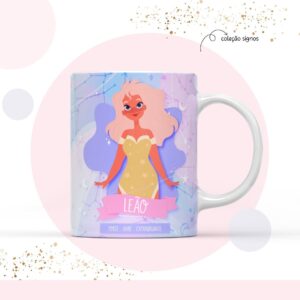 arte para sublimacao caneca signo leao arquivo digital arquivo digital