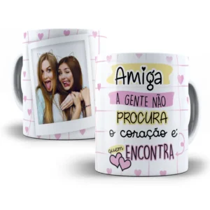 Arte Para Sublimar Caneca Amiga A Gente Nao Procura