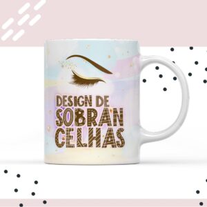 arte para xicara design de sobrancelhas papel e scrapbook 1