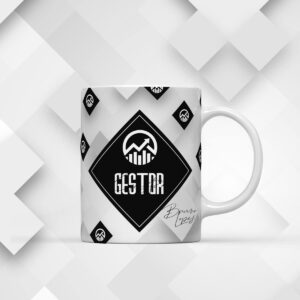 arte para xicara gestor masculina personalizacao