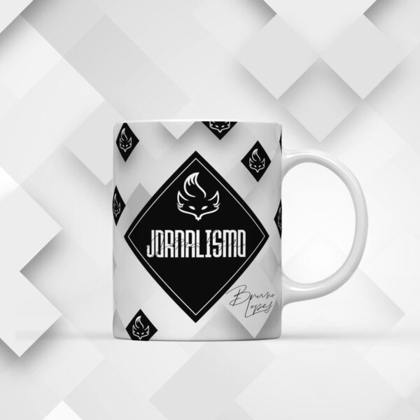 Arte para Xícara Jornalismo Masculina