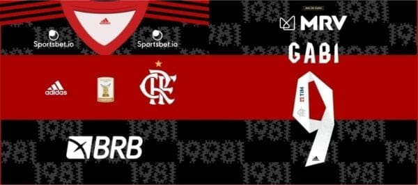 Arte Vetor Corel Camisa Flamengo Titular 2021 P/ Sublimação - Imagem 5