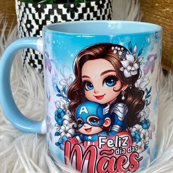 Artes Caneca Dia das Mães Heróis Vingadores Png + Cliparts