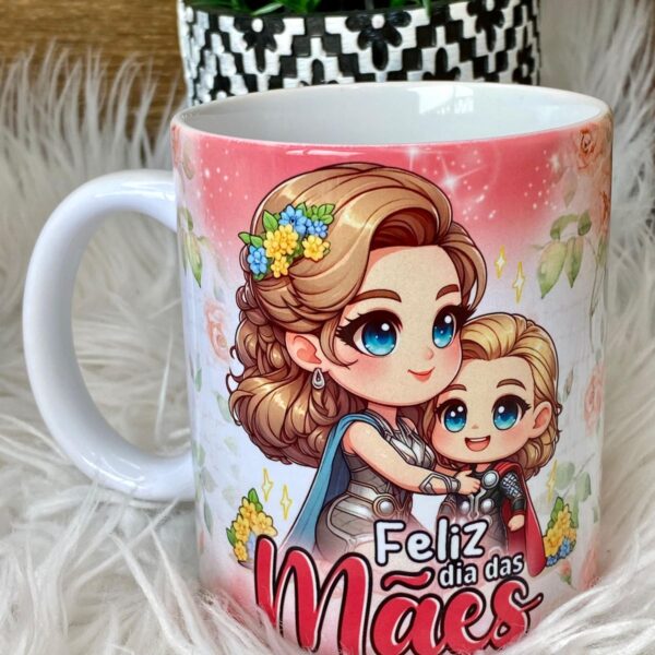 Artes Caneca Dia das Mães Heróis Vingadores Png + Cliparts