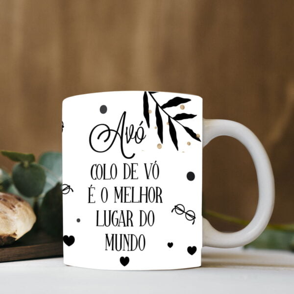 Artes Caneca Dia dos Avós Bisavós Sublimação Editável Corel - Imagem 4