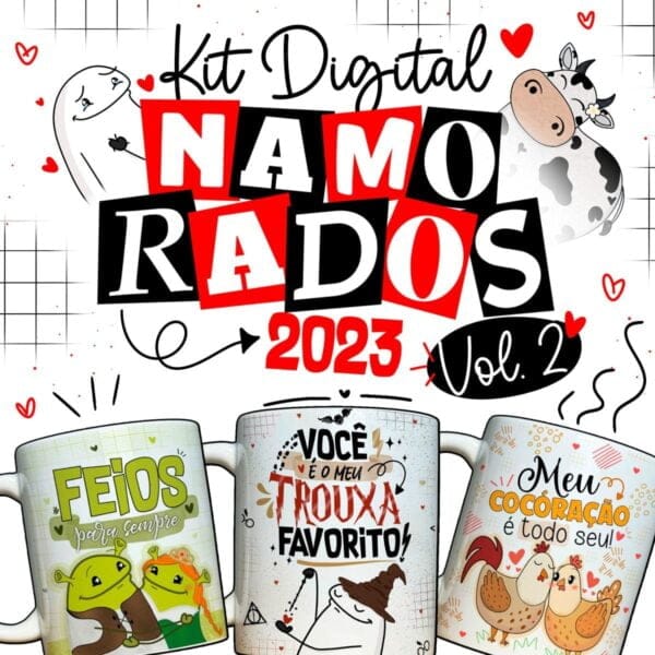 Artes Caneca Dia Dos Namorados Flork Frases Casal Engraçadas