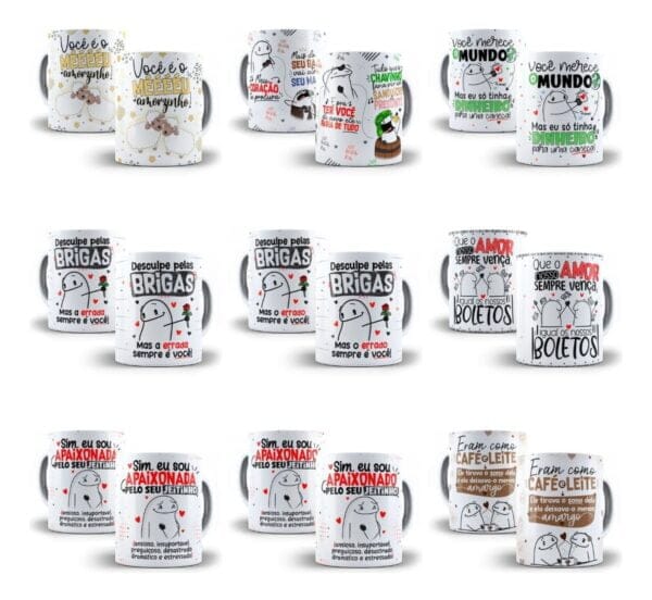 Artes Caneca Dia Dos Namorados Flork Frases Casal Engraçadas