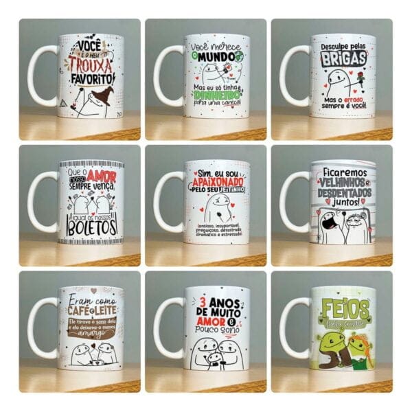 Artes Caneca Dia Dos Namorados Flork Frases Casal Engraçadas